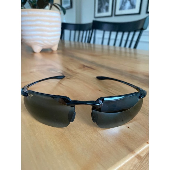 Maui Jim Kanaha 409-02 Gloss Black Frame Rimless - Picture 9 of 9